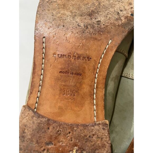 Burberry Tassel leather loafers size 38.5 - Picture 4 of 8